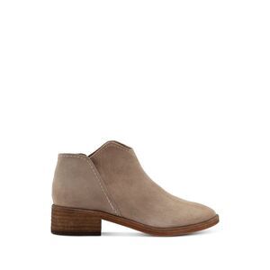 DOLCE VITA Womens Beige Stretch Trist Block Heel Slip On Leather Booties 10